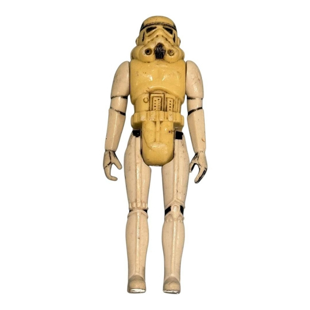 Vintage 1977 Kenner Star Wars Stormtrooper Action Figure 3.75in Hong Kong GMFGI
